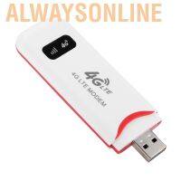 อะแดปเตอร์เน็ตเวิร์คไร้สาย alwaysonline 100 mbps usb wifi dongle 4 g lte ขนาดพกพา