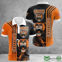 （all in stock）  2023 NEW -Grizzlys Wolfsburg Deutsche Eishockey Liga 3D Printed Polo Tshirt Hoodie jersey(FREE NAME LOGO CUSTOM)