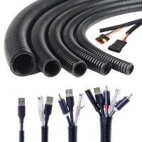 1/3/6M 7mm-28mm Insulated Corrugated Pipe Wire Hose Threading Hose Plastic Corrugated Pipe Protective Sleeve Electrical Circuitry Parts