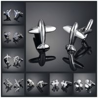 Quality Silvery Color Cufflinks Fighter Airplane Aircraft Cufflink French Shirt Cuffs Suit Accessories Wedding Soilder Jewelry Cuff Link