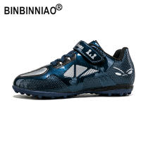 BINBINNIAO Size 28-39 Soccer Shoes Cleats Professional Football Boots Kids Boys Sport Sneakers