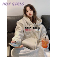 Hot Girls เสื้อฮู้ด เสื้อแขนยาวอบอุ่น หลวมและสบาย ๆ สไตล์ขี้เกียจย้อนยุคอเมริกัน 2023NEW WWY23903N2 37Z230912