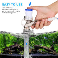 Manual Aquarium Gravel Cleaner Fish Tank Siphon Water Change Cleaning Filter Water Changer Pump Sand Hose Tube