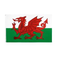 johnin hanging 90X150cm red dragon wales Cymru Flag