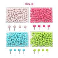 400 Pieces/Set Candy Color Flat Head Nail 9.5 * 20Mm Corkboard Drawing Pin Painting Fixed Studs Photo Wall Push Pin