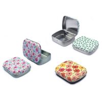 【jw】✹►☇  New Iron Rectangular Tin Storage Wedding Jewelry Pill Organizer