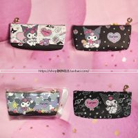 [Kuromi pencil case] Kuromi devil student daily stationery single layer PU pencil case 20cm 【JYUE】