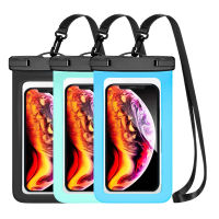 3Pcs Waterproof Cell Phone Pouch Universal Water Proof Phone Case Dry Bag Swim Moblie Phone Holder Protector for Beach Pool Swimming