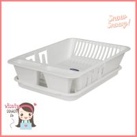 ที่คว่ำจานพลาสติก MICRON 5506W สีขาวPLASTIC DISH DRAINER MICRON 5506W WHITE **สินค้าแนะนำ**