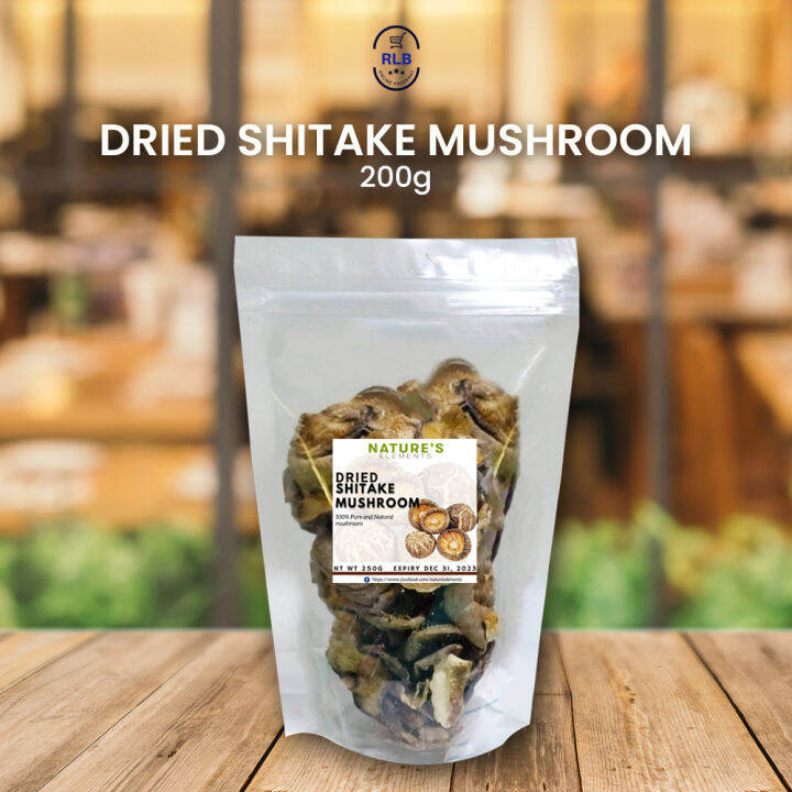 200 grams Shitake Mushroom Dried Shitake Mushroom Sliced Shitake