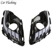 Car Flashing 2Pcs DRL For Mazda 6 Mazda6 Atenza 2013 2014 2015 Daytime Running Lights fog lamp cover headlight 12V Daylight