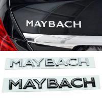 【LZ】▫  3D ABS Carro Tronco Placa de identificação Decalque Adesivo Emblema Emblema Styling Etiqueta Mercedes Benz Maybach S400 S450 S400L S680 Logotipo Emblema Carta