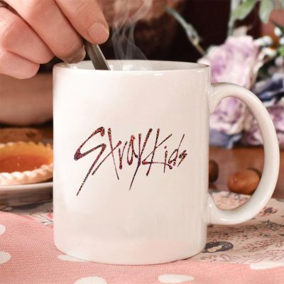 KPOP Ateez Twice Loona SF9 Everglow ITZY SHINee Mamamoo Stray Kids Mug SHINee NCT Nordic Coffee Cups Ceramics Big Juice Mugs
