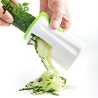 Heavy Duty Spiralizer Vegetable Slicer Handheld Stainless Steel Peeler Spiral Slicer Cutter Zucchini Pasta Noodle Spaghetti Make Graters  Peelers Slic