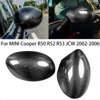 สำหรับ BMW มินิคูเปอร์ R53 JCW 2002 2003 2004 2005 2006รถคาร์บอนไฟเบอร์ด้านข้างของแท้ปีกมองหลังกระจกอะไหล่