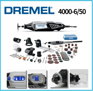 Dremel 4000-6/50-FF High Performance Rotary Tool Kit with Flex Shaft- 6  Attachments & 50 Accessories- Grinder, Sander, Polisher, Engraver- Perfect  For