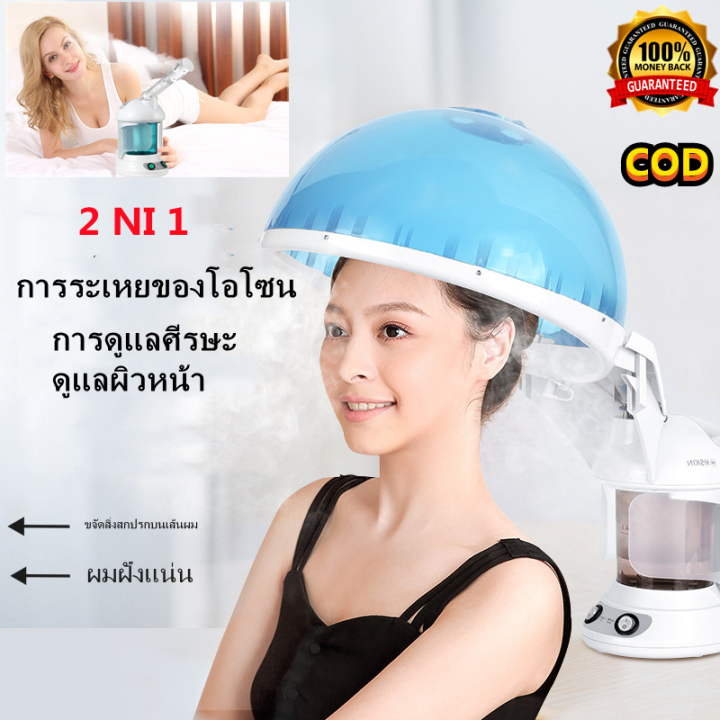 2IN1เครื่องอบผม เครื่องอบไอน้ำผม เครื่องอบไอน้ำ เครื่องโอโซนผิว เครื่อง