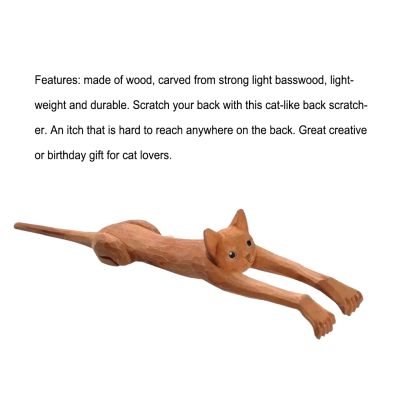 tdfj Cat-Shaped Back Cats Massage Scratching StickScratch Handle Anti-Itch Durable Creatively