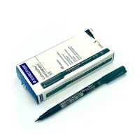 STAEDTLER ปากกาหัวเข็ม 0.4 มม. ลบไม่ได้ 313 S Lumocolor permanent (2 แท่ง/แพ็ค)