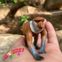 Monkey Toys - โมเดลสัตว์ Monkey ลิง จมูกยาว ขนาด 9.00 CM (จากหาดใหญ่)