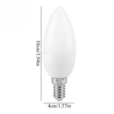 【✔In stock】 lan84 สไตล์วินเทจหลอดไฟหลอดโคมไฟสำหรับเทียนบ้านรูปทรงไฟ Led E14 Ac 220V Lampada Led