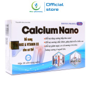 Viên uống Calcium Nano giúp chắc khỏe xương, phát triển chiều cao