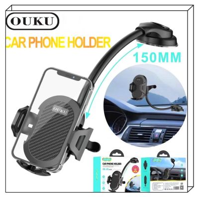 New OUKU OK05 Windshield Car Phone Holder ที่ยึดมือถือในรถ ที่วางโทรศัพท์ ติดแน่นไม่มีหลุด หมุนได้360องศาติดตั้งง่าย ใช้ทน ไม่กลัวแดด