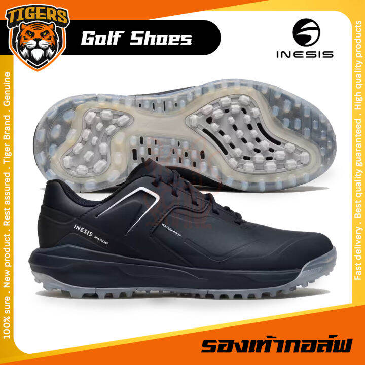 golf shoes รองเท้ากอล์ฟ INESIS รองเท้านักกอล์ฟ ผู้ชาย รุ่น MW500 Lazada.co.th