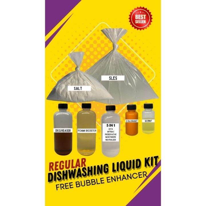 DIY DISHWASHING LIQUID KIT18 LITERS YIELD WITH INSTRUCTION Lazada PH