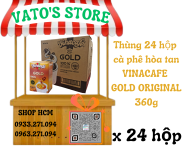 Thùng 24 hộp cà phê hòa tan VINACAFE GOLD original 360g Combo 6 hộp cà phê