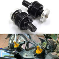 หน้าสกรูส้อมฝาครอบ Preload Adjusters สำหรับ Kawasaki Ninja 650R 400R KLR 650 ER-6N ER-6F ER-4Fi Z650 Z750 R ZRX 400 Vulcan S 650