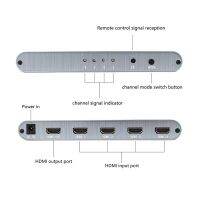 ตัวแยก2.0 HDMI สวิตช์4X1 4 In 1รองรับ4K * 2K 60Hz HDCP 2.2 3D Full HD สำหรับ Gratis Ongkir Blu-Ray DVD