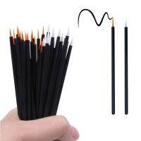 50PCS Disposable Eyeliner Brushes Makeup Applicator Super fine Nylon Eye Liner Professional Brush Wholesale