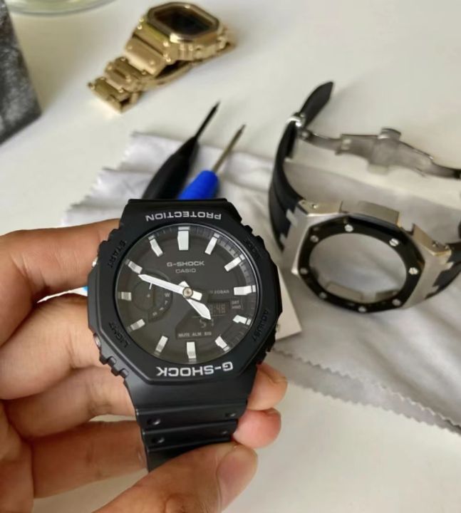 แท้-100-casio-นาฬิกา-g-shock-ga-2100-นาฬิกาสปอร์ตอิเล็กทรอนิกส์-กันน้ำ-watch-เตรียมประเทศไทยเพื่อจัดส่ง