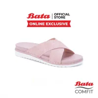 Bata Comfit (Online Exclusive) บาจา คอมฟิต รองเท้าแตะผู้หญิง รองเท้าเพื่อสุขภาพ รองเท้าเสริมสุขภาพ สูง 1 นิ้ว สำหรับผู้หญิง รุ่น สีชมพู Collensa 5805014