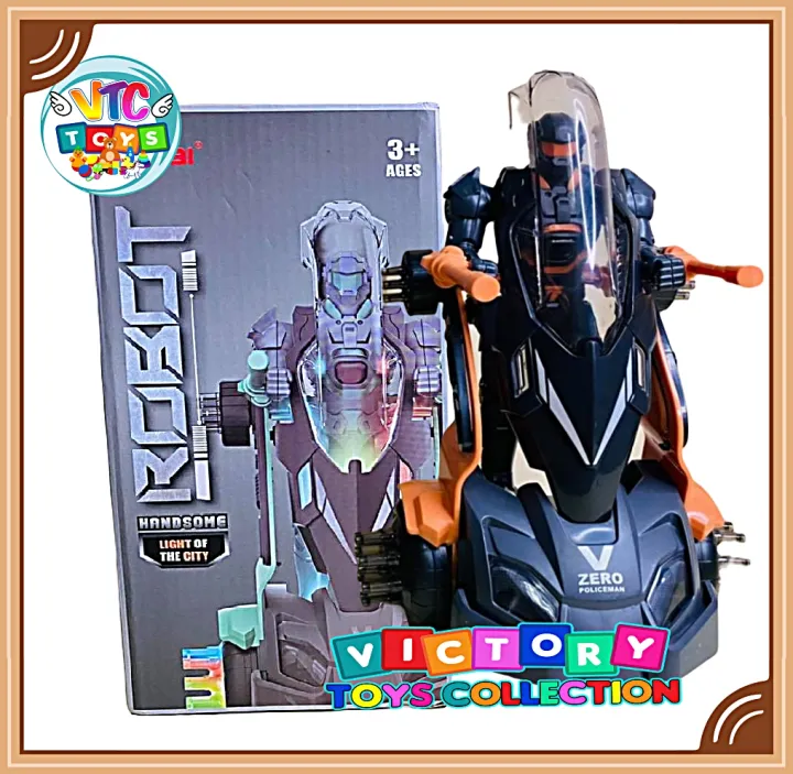 VTC Toys Didai Robot Zero Policeman with lights and sounds. Lazada PH