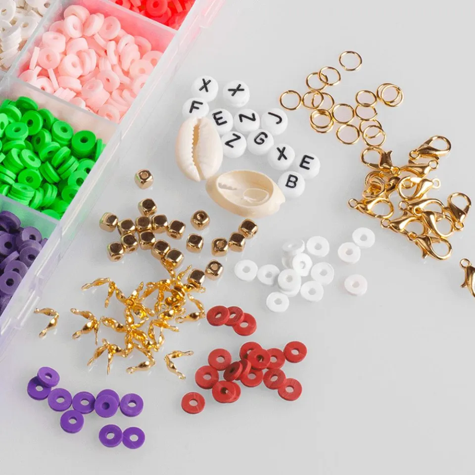 4285 Pcs Clay Beads For Bracelet Making,bracelet Making Kit