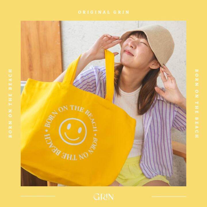 กระเป๋าผ้า-tote-bag-original-grin-collection-colorful-edition