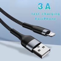 3A USB iPhone Charging Cable iPhone Cable 2 Meter for Cargador iPhone 11 12 13 14 iPad/Pro cable usb to iiPhone cable