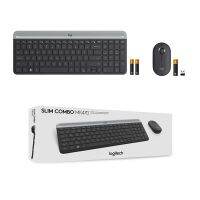 BESTSELLER อุปกรณ์คอม RAM Wireless Combo Logitech MK470 คีย์บอร์ดไร้สายออปติคอลไร้สายและเมาส์นาโนรีซีฟเวอร์ Office Silent 2.4GHz 1000DPI อุปกรณ์ต่อพ่วง ไอทีครบวงจร