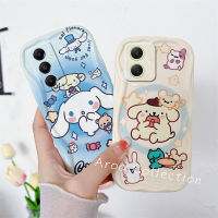 Phone Case เคส Samsung Galaxy S23 FE A05s A05 A04s A04 A04e A73 A53 A33 A23 A13 LTE 4G 5G Tulip Bear เคสป้องกันเลนส์การ์ตูนกระต่ายกันกระแทกมาการอนนิ่ม