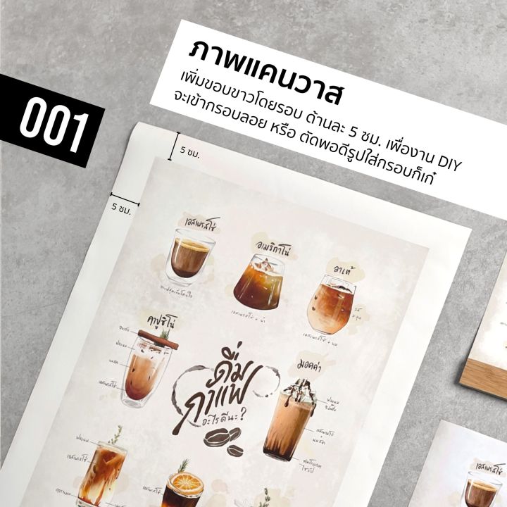 001-เมนูกาแฟ-สีน้ำ-ภาพพิมพ์-แคนวาส-โปสเตอร์-โฟโต้-และสติ๊กเกอร์-pvc-ขนาด-50x70-40x50-30x40-ซม