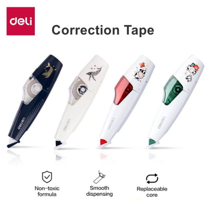 {jewelry aesthetics} DELI Refillable Correction Tape with Refill Pen