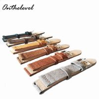 〖Bar watchband〗สายนาฬิกาหนังนิ่มขนาด18มม. 20มม. 22มม. 24มม. C