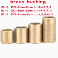 10pcs Brass Base Bushing Inner Diameter 3mm 4mm 5mm Bearing Sleeve For Slide Block 3D Printer Accessories