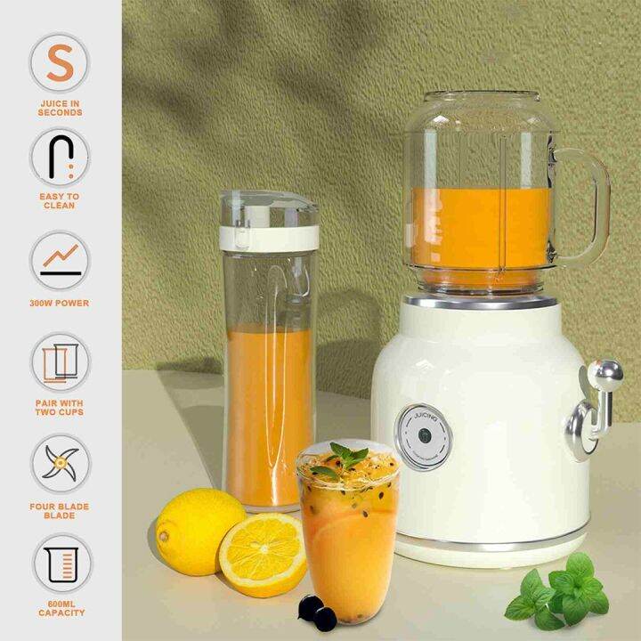 Chef's Hideout 500ml Portable Juicer Retro Smoothie Maker Personal