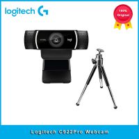 Logitech เดิม C922โปรเว็บแคมส์สตรีม1080P กล้องสำหรับสตรีมมิ่งวิดีโอ HD และบันทึก720P ที่60Fps รวมขาตั้งกล้อง