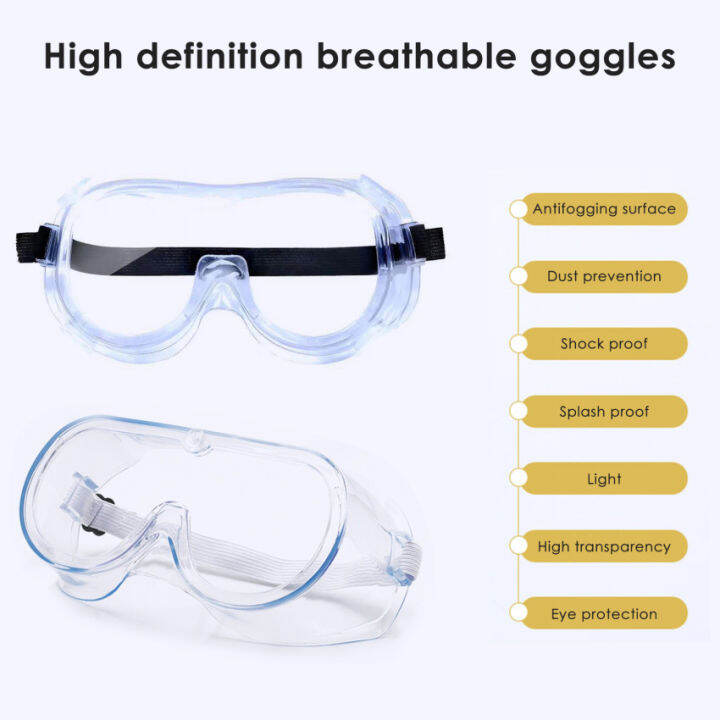 Goggles, FDARegistered Safety Goggles That Can Be Worn On Glasses
