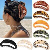 【YF】☎  Fashion Acetate Hair Claw Hairpin Leopard Print Clip Large Headwear for Accessories