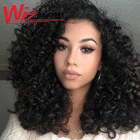 ผมสั้นการปิดผมมนุษย์4X4 Bouncy Curly Lace Closure ผมบราซิลทอผ้าลูกไม้โปร่งใสปิดด้วย Pre-Plucked Remy